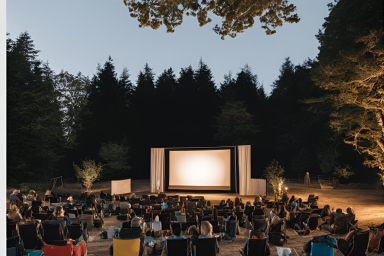 Cinéma plein-air au parc des jonquilles