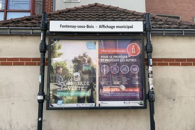 Affichage sur les activités associatives