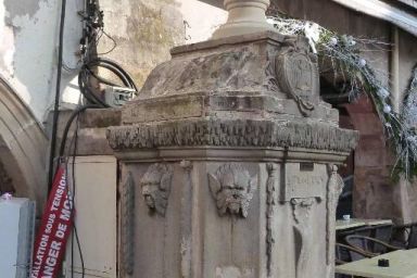 Remise en eau de la fontaine du Poiron